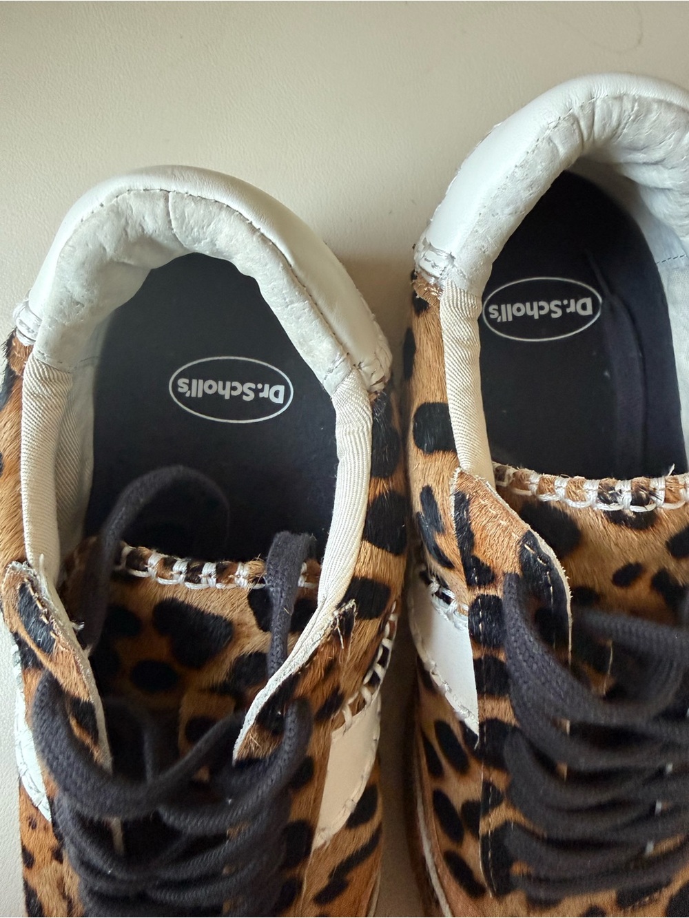 BRAND NEW! Dolce Vita Leopard Print Tan & Black Sneakers with Cream Accent - Picture 10 of 10